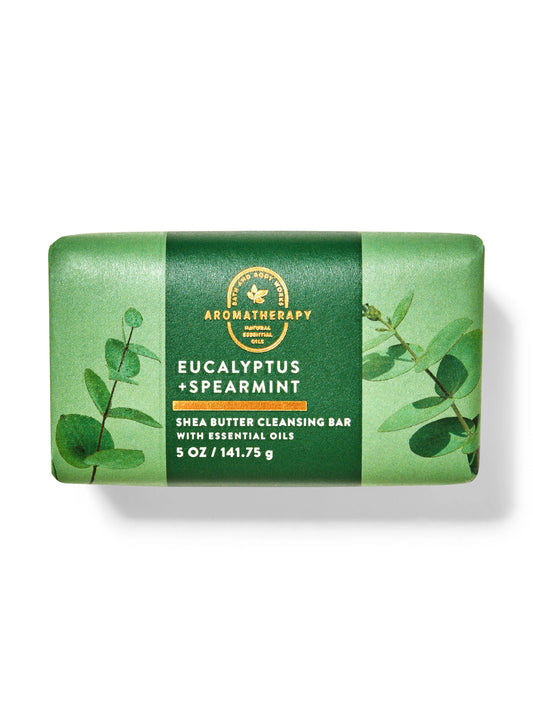 Bath and Body Works Eucalyptus Spearmint Shea Butter (5 oz / 141 g) Cleansing Bar