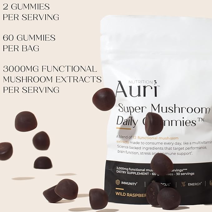 Auri Super Mushroom Daily Gummies