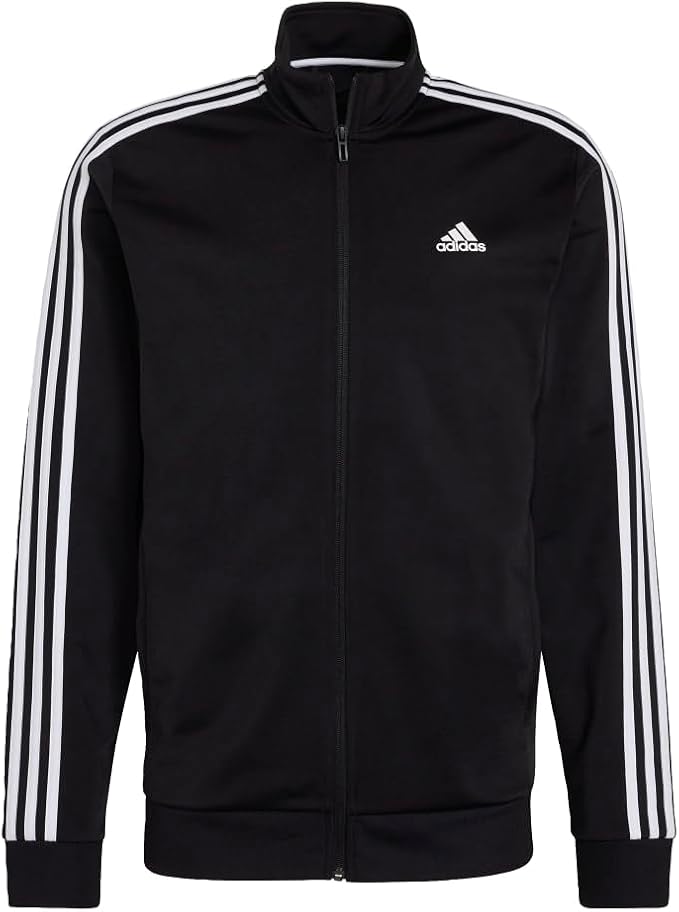 Adidas Men's Big Essentials Warm-Up 3-Stripes Track Top, 3X-Large/Tall